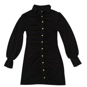 Jasmine By Free People Dress M Black Pullover Long Sleeve Womens